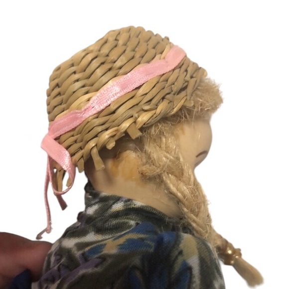 Vintage 3” Girl Porcelain Faced Doll - Picture 5 of 5